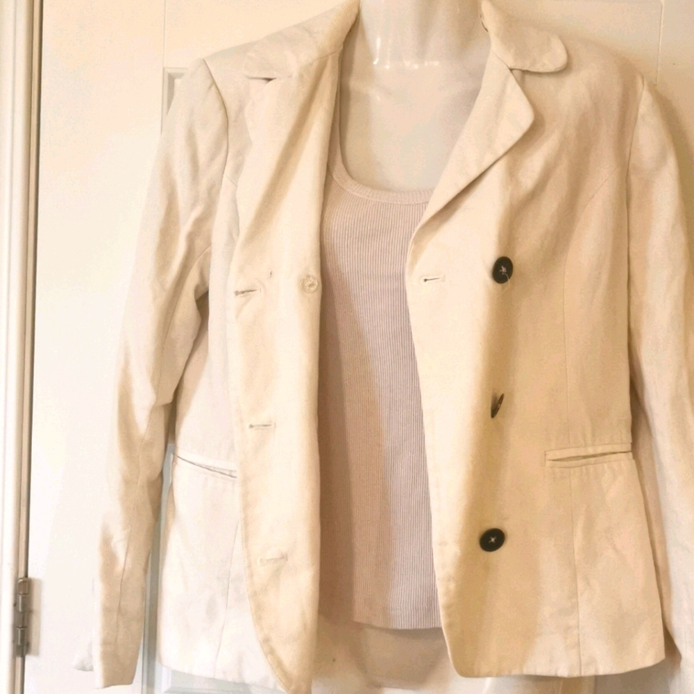 🌺2/$20🌺Off White Jacket - Picture 4 of 6